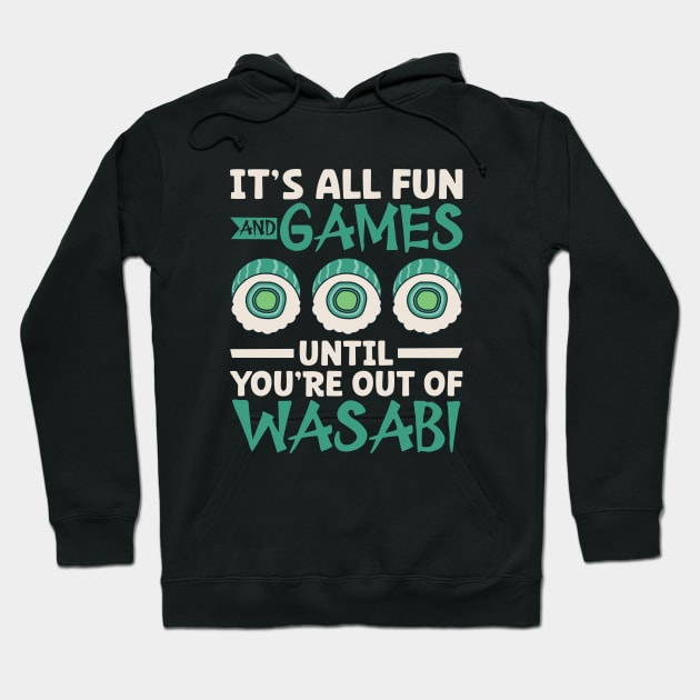 Out of wasabi - Sushi Hoodie by Modern Medieval Design